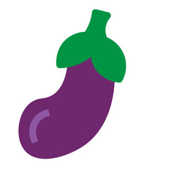Aubergine Flat Icon