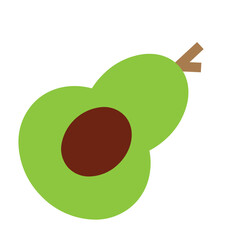 Avocado Flat Icon