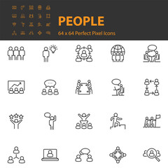 set of people icons, team, , meeting, business,