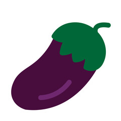 Eggplant Flat Icon
