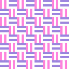 abstract lines weave knit pink violet and purple multi shape on white background for textile and paper gift