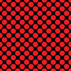 Seamless vector pattern dot circle illustrator balance dot circle cute vertical black and red color dot circle orange wallpaper.