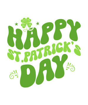 Retro St Patrick's Day SVG Bundle, St Patrick's Day svg, Lucky svg, Clover svg, Shamrock svg, Irish svg, St Patricks day png, Sublimation,St. Patrick's Day Retro SVG Bundle, Retro SVG, St Patrick's Da