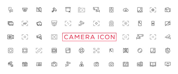 Photo and video icon set. Icons of photography, image, photo gallery, video camera and photo camera. Diaphragm icon. image, photo gallery Vector illustration