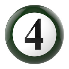 Happy Anniversary Number 3D Render