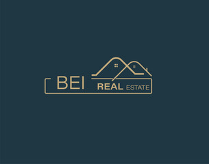BEI Real Estate and Consultants Logo Design Vectors images. Luxury Real Estate Logo Design