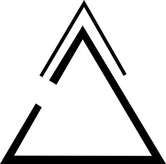 A Black Unclosed delta symbol. It symbolizes c change. It reminds us that life is in constant motion, that new opportunities will present themselves