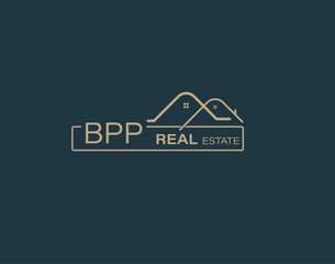 BPP Real Estate and Consultants Logo Design Vectors images. Luxury Real Estate Logo Design