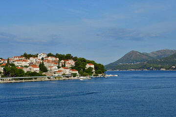 Fototapeta na wymiar Dubrovnik; Croatia - august 29 2022 : new harbour