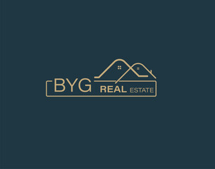 BYG Real Estate and Consultants Logo Design Vectors images. Luxury Real Estate Logo Design