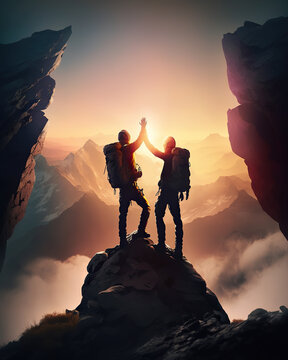 Den Gipfel erklimmen, Climb the summit