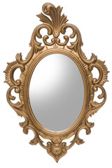 Old antique mirror frame
