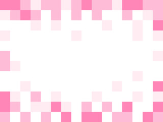 Pixelated Abstract Pink Background Texture with Pixels and an Aspect Ratio of 4:3. Vector Image.
