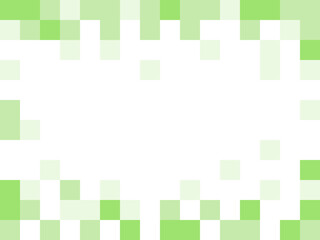 Pixelated Abstract Green Background Texture with Pixels and an Aspect Ratio of 4:3. Vector Image.