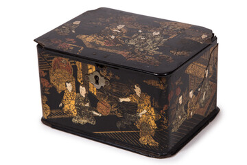 Antique vintage casket