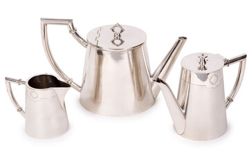 Set of Antique metal pitcher