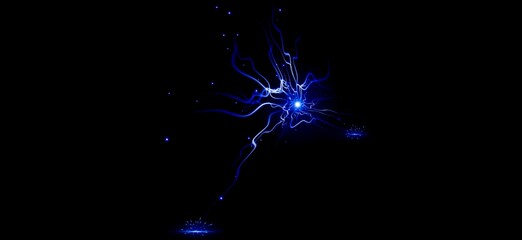 blue light abstract background