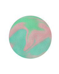 circle stain watercolor art