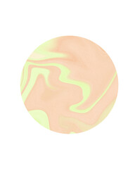 circle stain watercolor art