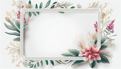 floral background generative ai