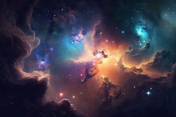 Space background.