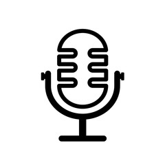  microphone - vector icon