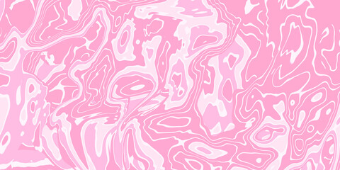 Abstract white pink colors liquid graphic texture background.