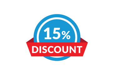 15% of discount, Discount price, Special offer discount.