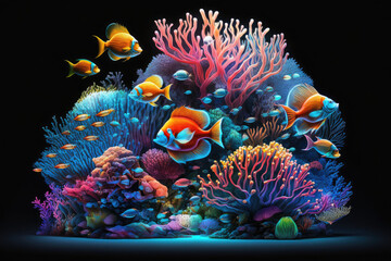 Wallpaper, background, theme, desktop, desktop, wall ornament, painting, biome of sea aquarium