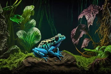 Wallpaper, background, theme, desktop, desktop, wall ornament, painting, biome of dyeing dart frog