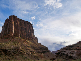 Fototapeta premium Red rock formations near arches national park