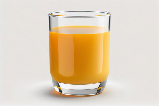 Refreshing Glass Full of Orange Juice PNG Image - Ideal for Food and Beverage Designs, Wallpapers, and Backgrounds - High Resolution and Vibrant Colors Guaranteed