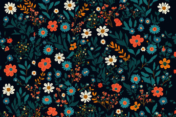 Colourful Floral Background