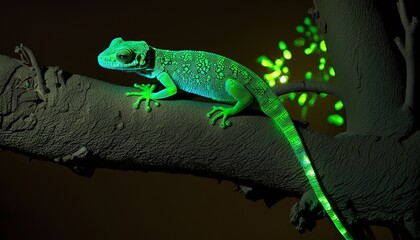 Fototapeta premium bioluminescent animal
