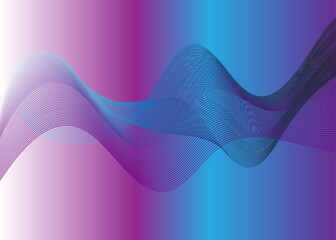 abstract blue wave background