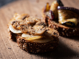 Shrimp and Mushroom Mini Sandwiches	