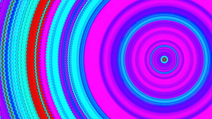 Radial glow radio wave background center at right