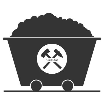 Symbol f&uuml;r Bergbau