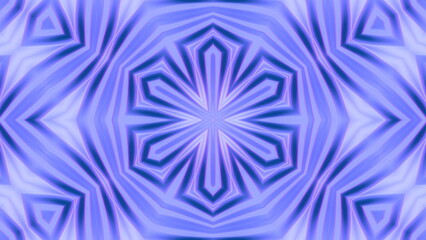 Kaleidoscopic blue abstract background