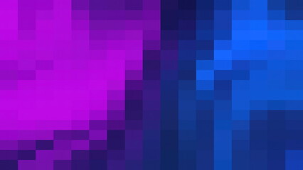 Square type purple and blue abstract background