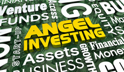 Angel Investing Funding New Business Equity Investor Startup 3d Illustration