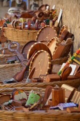 diversity and handicrafts found in the Moroccan market

