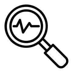 data analytics line icon