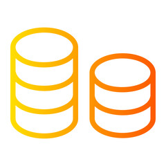 database gradient icon