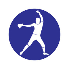 Fototapeta na wymiar softball icon