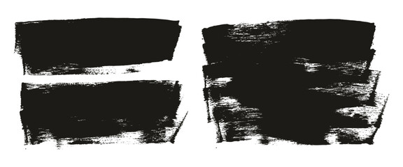 Flat Sponge Thick Artist Brush Long Background Mix High Detail Abstract Vector Background Mix Set 