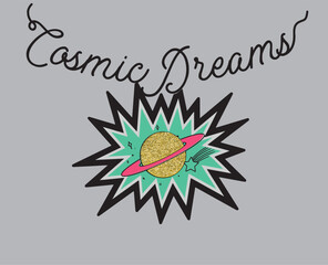 fashion type and slogan for print