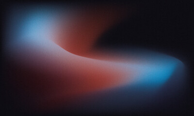 Abstract retro gradient background with grain texture