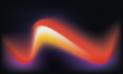 Abstract retro gradient background with grain texture