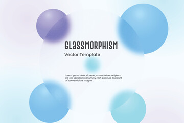 Trendy glassmorphism background